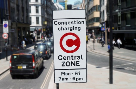 Driving in Central London